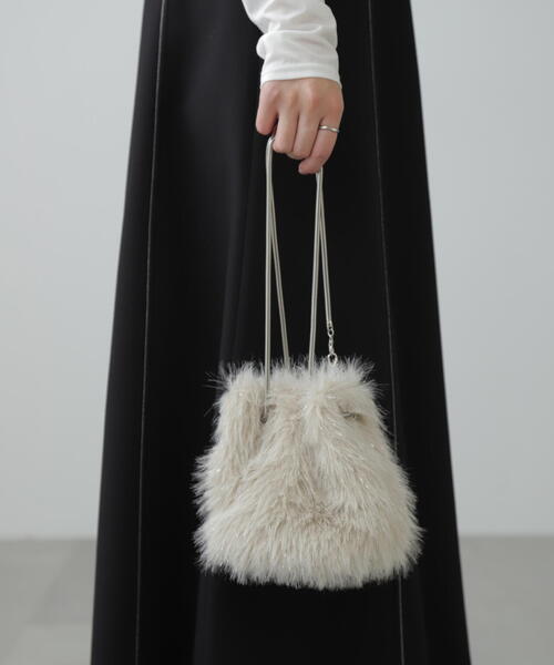 FREE'S MART(フリーズマート)の「◆ハトメチェーンバッグ(ショルダーバッグ・レディース・ブラック/ベージュ・フリ-)」の10枚目の写真