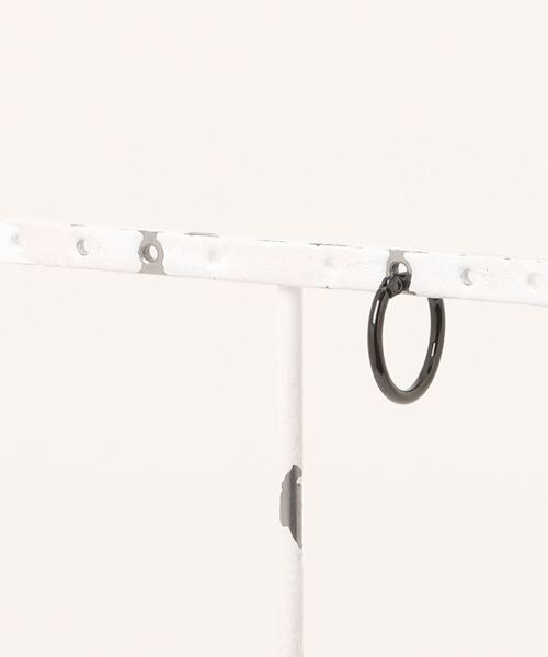 Pledge（プレッジ）の「【Pledge】MINIフープ ピアス（ソロ）（ピアス（片耳用）・レディース・ブラック/シルバー/ゴールド・FREE）」の7枚目の写真