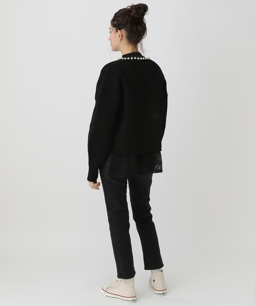 saloon（サルーン）の「SALOON(サルーン)/スリムテーパードデニムパンツ（デニムパンツ・レディース・ブラック・SMALL）」の6枚目の写真