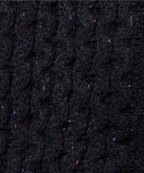 BEAMS（ビームス）の「BEAMS / カラ-ネップ アランニット（ニット/セーター・メンズ・グレー/ブラウン/ネイビー・X-LARGE/LARGE/MEDIUM/SMALL）」の9枚目の写真