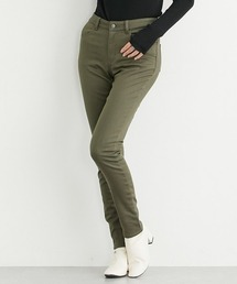 高身長　ストレッチチノ裏フリーススキニーパンツ（股下８０ｃｍ）　丈長め・トールサイズ