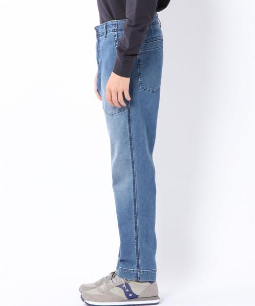 coen(コーエン)の「【MBC】デニムストレッチベイカーパンツ(デニムパンツ・メンズ・ネイビー・MEDIUM/SMALL/X-LARGE/LARGE)」の2枚目の写真