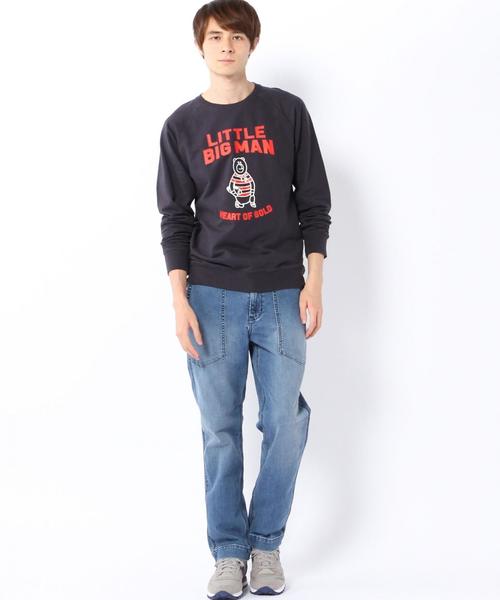 coen(コーエン)の「【MBC】デニムストレッチベイカーパンツ(デニムパンツ・メンズ・ネイビー・MEDIUM/SMALL/X-LARGE/LARGE)」の3枚目の写真