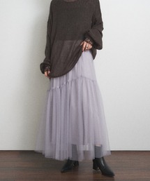 Shelly island | チュールティアードスカート(スカート)