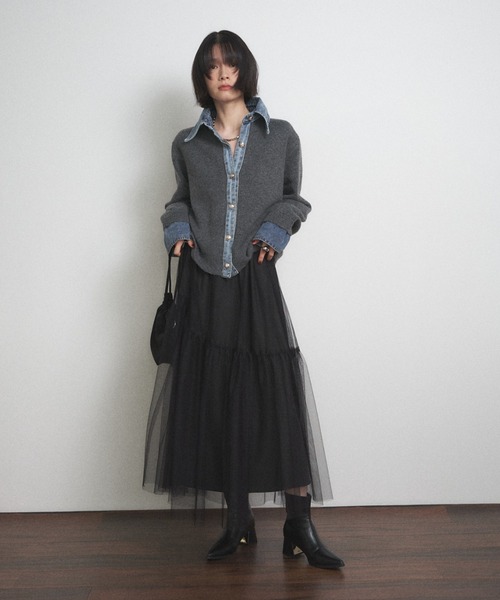 セール】チュールティアードスカート（スカート）｜Shelly island