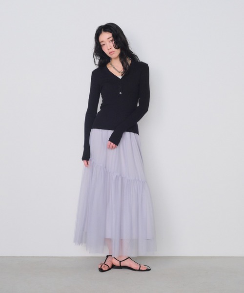セール】チュールティアードスカート（スカート）｜Shelly island