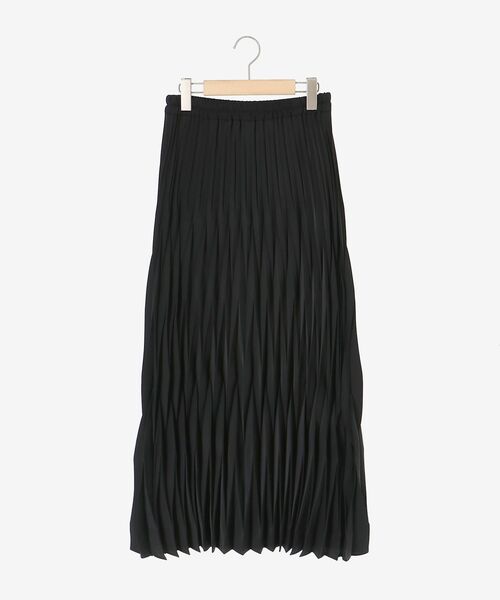 le.coeur blanc（ルクールブラン）の「デシン変形プリーツスカート（スカート・レディース・ブラック/ベージュ系その他・38）」の10枚目の写真