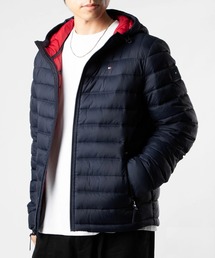 TOMMY HILFIGER NYLON QUILTED HOODY トミーヒルフィガー 中わた ジャケット