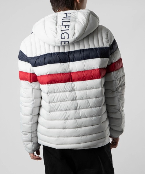 セール】TOMMY HILFIGER NYLON QUILTED HOODY トミー