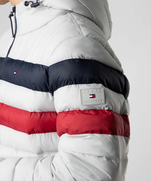TOMMY HILFIGER NYLON QUILTED HOODY トミーヒルフィガー 中わた