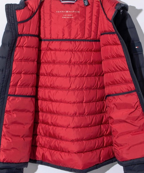 セール】TOMMY HILFIGER NYLON QUILTED HOODY トミー