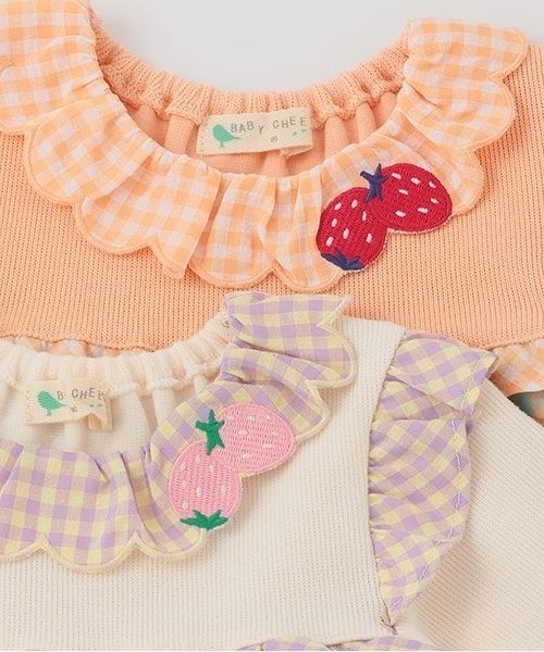 【春風】ベイビーチアー　ロールケーキ上下セット 楽天市場】ベイビーチアー(baby cheer)ロールケーキワンピース