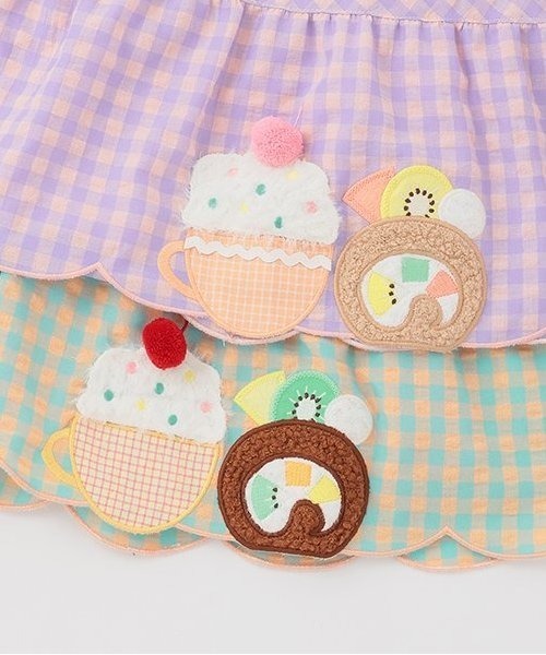 【春風】ベイビーチアー　ロールケーキ上下セット baby cheer（ベイビーチアー）の「ロールケーキワンピース