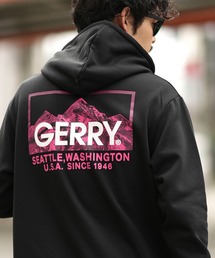 【GERRY】別注 ネオンカラー プリント 裏起毛 パーカー
