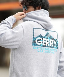 【GERRY】別注 ネオンカラー プリント 裏起毛 パーカー