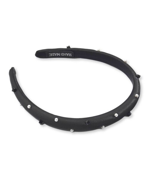 BeBe Petits Pois Vert（ベベプチポワヴェール）の「【店舗限定】パール＆ストーンカチューシャ（カチューシャ・キッズ・ピンク/ブラック・FREE）」の10枚目の写真