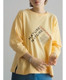 FIL DE FER | NATURE PT　8分袖TEE(Tシャツ/カットソー)