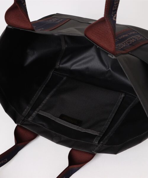 THEATRE PRODUCTS（シアタープロダクツ）の「バイカラーアウトポケットJQテープバッグ-L-（トートバッグ・レディース・ブラック/ベージュ・FREE）」の5枚目の写真