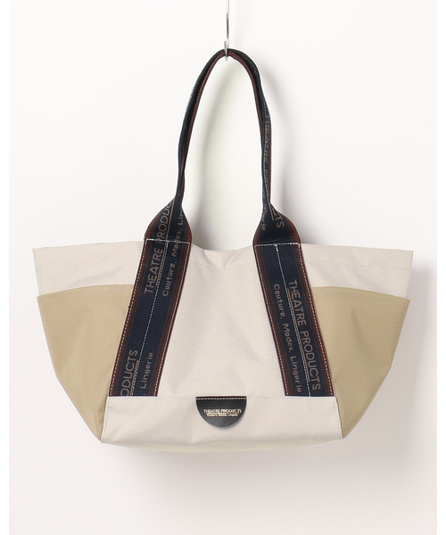 THEATRE PRODUCTS（シアタープロダクツ）の「バイカラーアウトポケットJQテープバッグ-L-（トートバッグ・レディース・ブラック/ベージュ・FREE）」の17枚目の写真