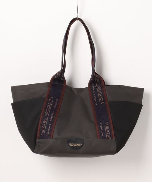 THEATRE PRODUCTS（シアタープロダクツ）の「バイカラーアウトポケットJQテープバッグ-L-（トートバッグ・レディース・ブラック/ベージュ・FREE）」の18枚目の写真
