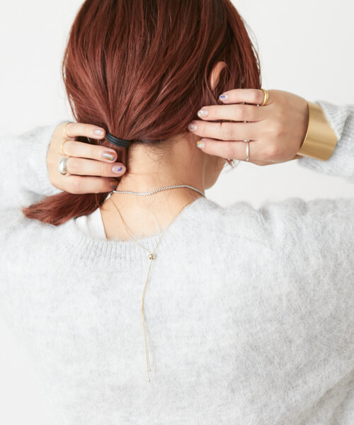 Omekashi（オメカシ）の「スライドパーツスネイクチェーンネックレス（ネックレス・レディース・ゴールド/シルバー・ONE SIZE）」の7枚目の写真