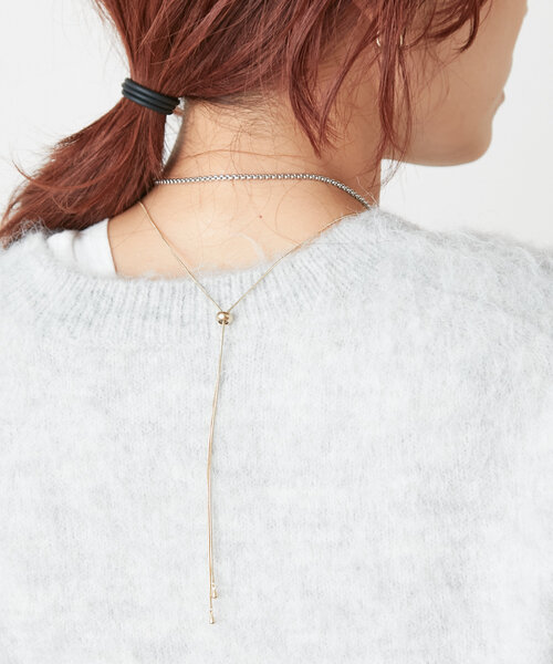 Omekashi（オメカシ）の「スライドパーツスネイクチェーンネックレス（ネックレス・レディース・ゴールド/シルバー・ONE SIZE）」の8枚目の写真