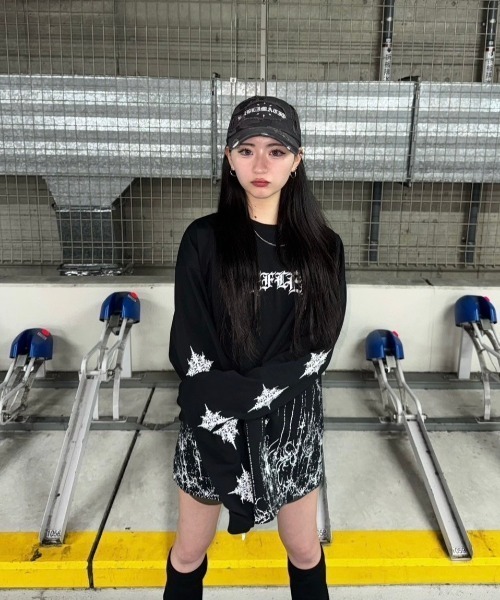 REFLEM/レフレム』ウイングクロスプリントL/S Tee/ロング