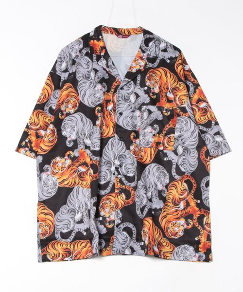 カヤ（カヤ）の「【カヤ】獣寄り（じゅうより）メンズシャツ（シャツ/ブラウス・メンズ・スミクロ/ブルー系その他/グリーン系その他・FREE）」の12枚目の写真