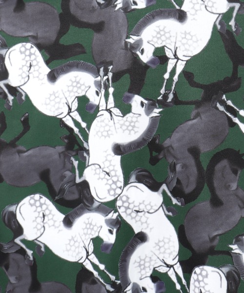 カヤ（カヤ）の「【カヤ】獣寄り（じゅうより）メンズシャツ（シャツ/ブラウス・メンズ・スミクロ/ブルー系その他/グリーン系その他・FREE）」の16枚目の写真