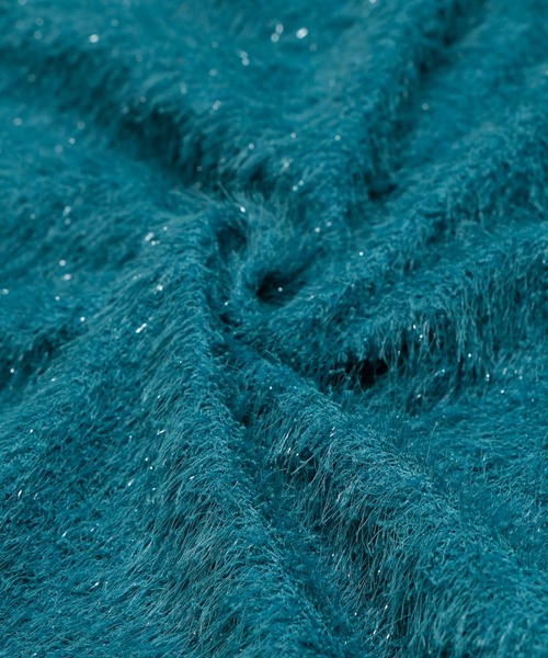 PUNYUS(プニュズ)の「ショルダーリボンキャミワンピース(ワンピース・レディース・ダークグレー/ブルー/ピンク/ブラック・3/2/1/4)」の9枚目の写真