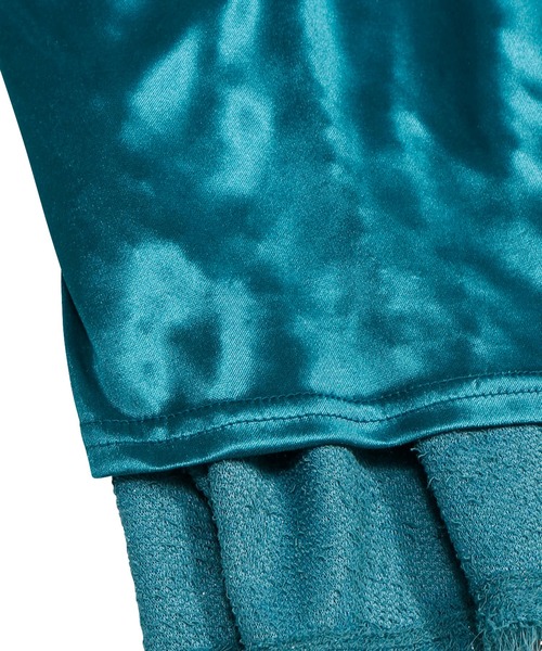 PUNYUS(プニュズ)の「ショルダーリボンキャミワンピース(ワンピース・レディース・ダークグレー/ブルー/ピンク/ブラック・3/2/1/4)」の6枚目の写真