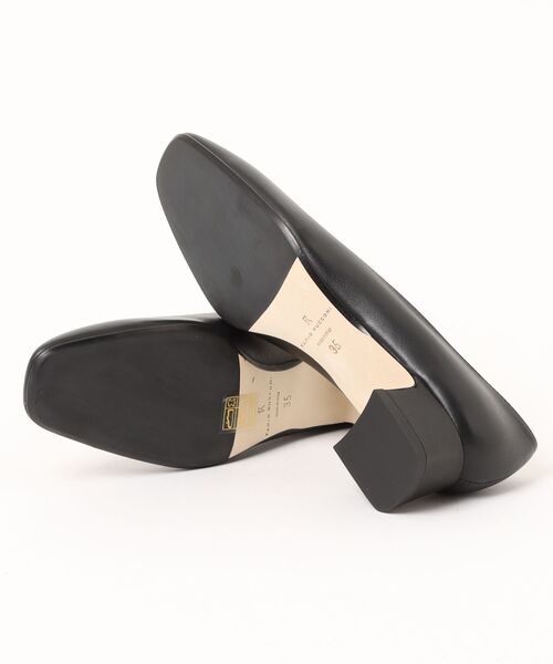 FABIO RUSCONI スクエアトウフレアヒールパンプス36 ¥39,600 ファビオルスコーニ FABIO RUSCONI スクエアトウフレアヒール