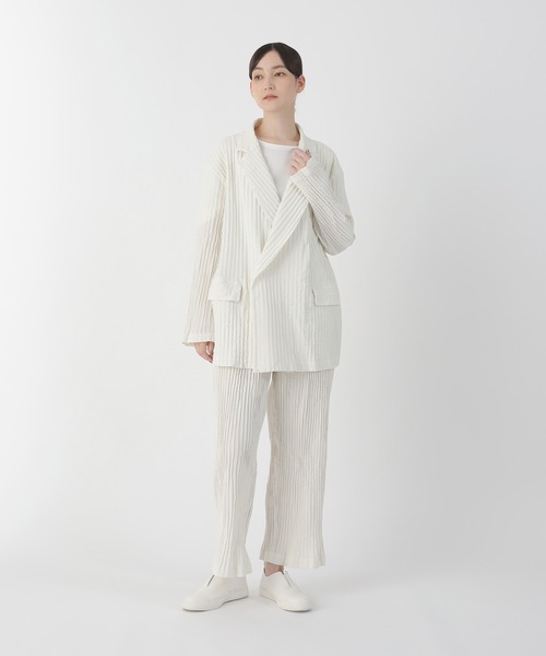 Plantation(プランテーション)の「ECO WAVE / ジャケット / (O)(テーラードジャケット・レディース・レッド/オフホワイト/ブラック・XL/M size/X-LARGE)」の6枚目の写真