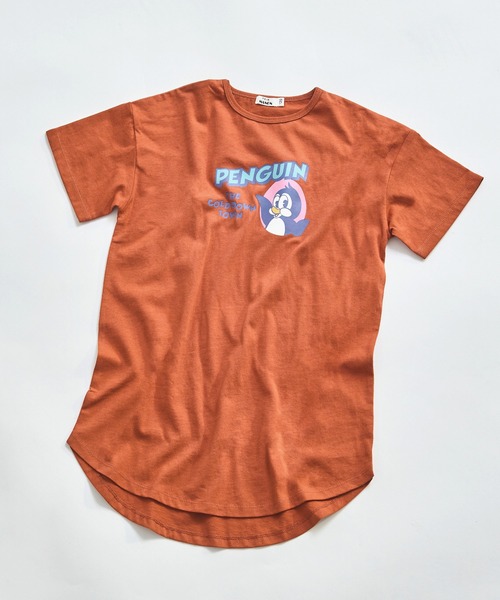 pairmanon（ペアマノン）の「【綿100%】【リンクコーデ】オリジナル プリントチュニック（チュニック・キッズ・ピンク系その他/オレンジ系その他/ホワイト系その他2/ピンク系その他2/グリーン系その他2/ブルー系その他/グリーン系その他/ホワイト系その他/ベージュ系その他/ブラウン系その他・150/90/100/130/140/120/110）」の10枚目の写真