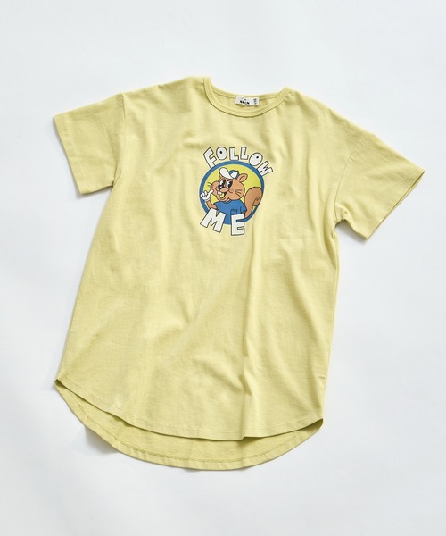 pairmanon（ペアマノン）の「【綿100%】【リンクコーデ】オリジナル プリントチュニック（チュニック・キッズ・ピンク系その他/オレンジ系その他/ホワイト系その他2/ピンク系その他2/グリーン系その他2/ブルー系その他/グリーン系その他/ホワイト系その他/ベージュ系その他/ブラウン系その他・150/90/100/130/140/120/110）」の7枚目の写真