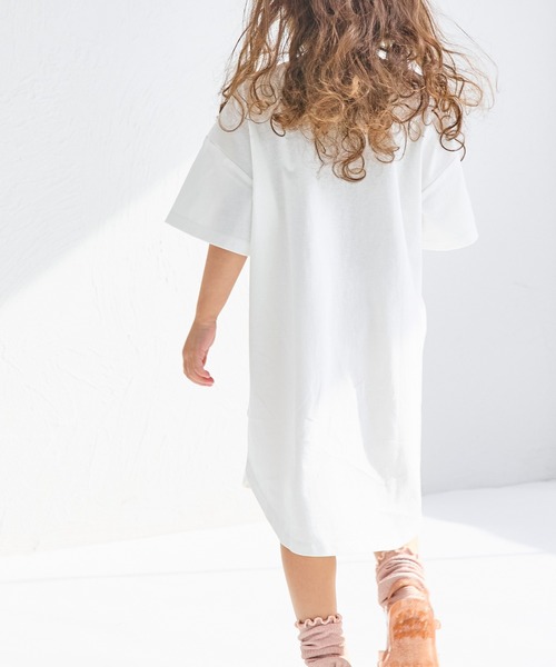 pairmanon（ペアマノン）の「【綿100%】【リンクコーデ】オリジナル プリントチュニック（チュニック・キッズ・ピンク系その他/オレンジ系その他/ホワイト系その他2/ピンク系その他2/グリーン系その他2/ブルー系その他/グリーン系その他/ホワイト系その他/ベージュ系その他/ブラウン系その他・150/90/100/130/140/120/110）」の12枚目の写真