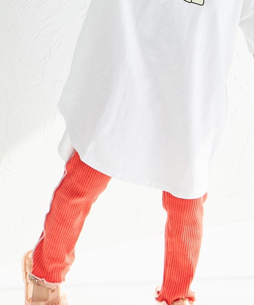 pairmanon（ペアマノン）の「【綿100%】【リンクコーデ】オリジナル プリントチュニック（チュニック・キッズ・ピンク系その他/オレンジ系その他/ホワイト系その他2/ピンク系その他2/グリーン系その他2/ブルー系その他/グリーン系その他/ホワイト系その他/ベージュ系その他/ブラウン系その他・150/90/100/130/140/120/110）」の13枚目の写真