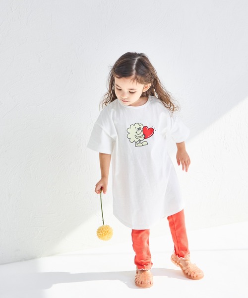 pairmanon（ペアマノン）の「【綿100%】【リンクコーデ】オリジナル プリントチュニック（チュニック・キッズ・ピンク系その他/オレンジ系その他/ホワイト系その他2/ピンク系その他2/グリーン系その他2/ブルー系その他/グリーン系その他/ホワイト系その他/ベージュ系その他/ブラウン系その他・150/90/100/130/140/120/110）」の14枚目の写真