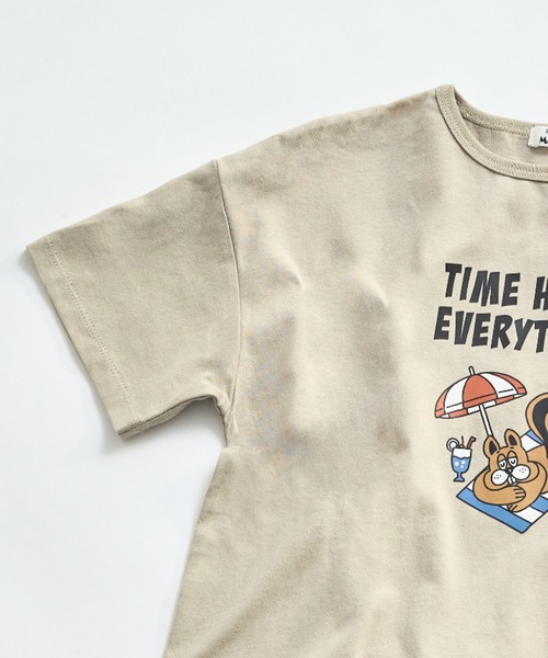 pairmanon（ペアマノン）の「【綿100%】【リンクコーデ】オリジナル プリントチュニック（チュニック・キッズ・ピンク系その他/オレンジ系その他/ホワイト系その他2/ピンク系その他2/グリーン系その他2/ブルー系その他/グリーン系その他/ホワイト系その他/ベージュ系その他/ブラウン系その他・150/90/100/130/140/120/110）」の22枚目の写真