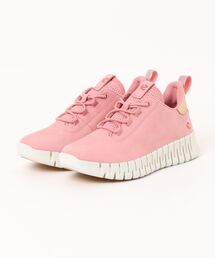 ECCO グルーブ 本革 レディース カジュアル スニーカー