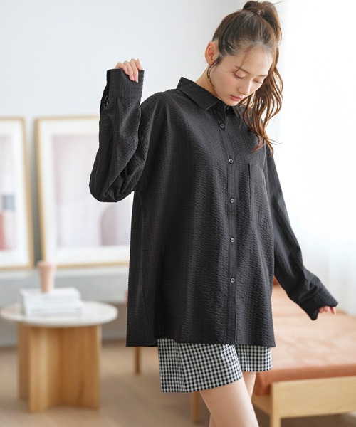 セール】【長袖+ショートパンツ】さらっと綿100％シャツパジャマ