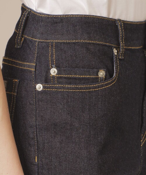 MACKINTOSH LONDON（マッキントッシュ ロンドン）の「9.75オンスデニムストレートパンツ（デニムパンツ・レディース・ネイビー/オフホワイト・36/38/40）」の9枚目の写真