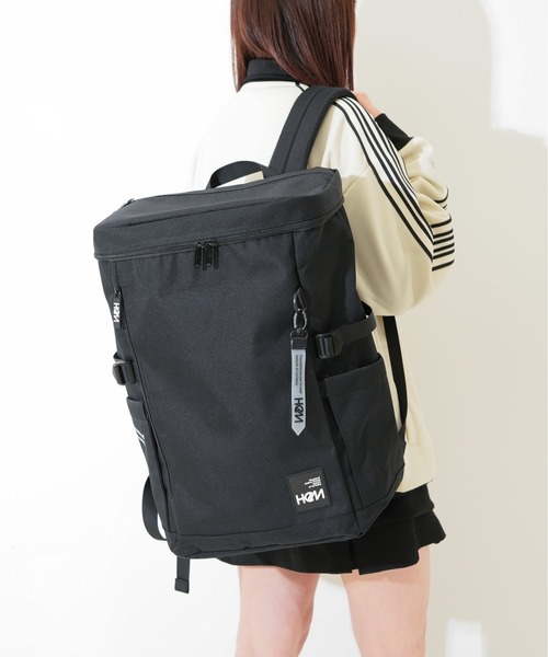 HeM(ヘム)の「【HeM/ヘム】 ルーク ボックスバックパック 35L SAC'S BAR 別注 スクールバッグ 大容量(バックパック/リュック・レディース・ブルー/ホワイト/桜・FREE)」の2枚目の写真