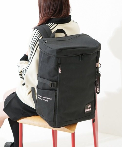 HeM(ヘム)の「【HeM/ヘム】 ルーク ボックスバックパック 35L SAC'S BAR 別注 スクールバッグ 大容量(バックパック/リュック・レディース・ブルー/ホワイト/桜・FREE)」の3枚目の写真