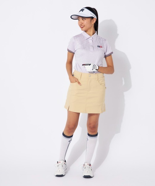FILA GOLF(フィラゴルフ )の「タイポ柄半袖シャツ(シャツ/ブラウス・レディース・ホワイト/ネイビー/パープル・MEDIUM/LARGE/X-LARGE)」の13枚目の写真