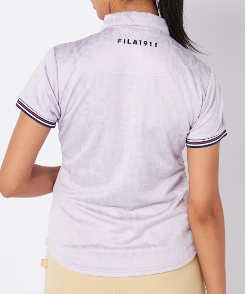 FILA GOLF(フィラゴルフ )の「タイポ柄半袖シャツ(シャツ/ブラウス・レディース・ホワイト/ネイビー/パープル・MEDIUM/LARGE/X-LARGE)」の18枚目の写真