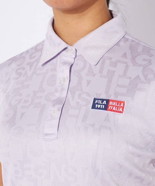 FILA GOLF(フィラゴルフ )の「タイポ柄半袖シャツ(シャツ/ブラウス・レディース・ホワイト/ネイビー/パープル・MEDIUM/LARGE/X-LARGE)」の19枚目の写真