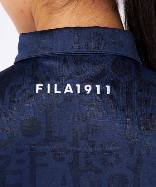 FILA GOLF(フィラゴルフ )の「タイポ柄半袖シャツ(シャツ/ブラウス・レディース・ホワイト/ネイビー/パープル・MEDIUM/LARGE/X-LARGE)」の11枚目の写真