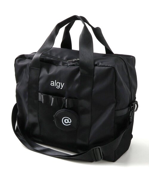 algy（アルジー）の「丸ポーチ付ボストンBAG【40L】（ボストンバッグ・キッズ・グレー/ブラック・FREE）」の18枚目の写真