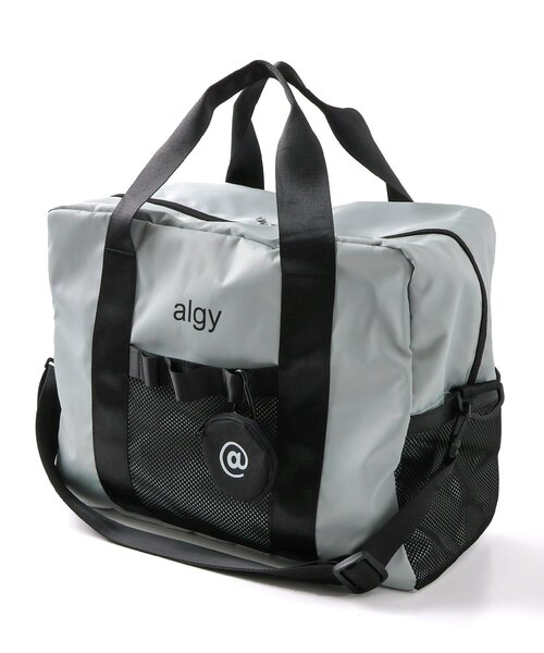 algy（アルジー）の「丸ポーチ付ボストンBAG【40L】（ボストンバッグ・キッズ・グレー/ブラック・FREE）」の3枚目の写真
